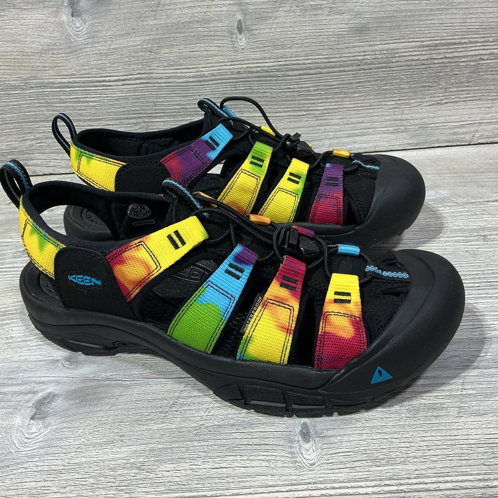KEEN Newport H2 Sandals Tie Dye Water Hiking Shoes Waterproof Mens Size 11.5 NEW